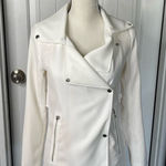 Wilfred Aritzia NEW  white mayet crepe moto‎ jacket size XXS Photo 0