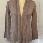 Wooden Ships  Open Front Cardigan Sweater Cotton Blend Open Knit Size XS / S Photo 0