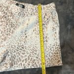 REWASH  | Women's Cheetah Print‎ Linen Blend Festival Pockets Pull On Shorts Sz S Photo 5