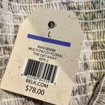 Wonderly  large dress multi patch floral print off shoulder elastic short sleeve Photo 4