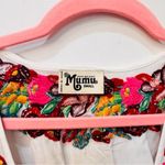 Show Me Your Mumu coverup Oversized Poncho Top Small White Multicolor Fl… Photo 5