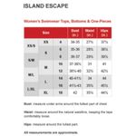 Island Escape Black White Tankini Swim Top Waist Minimizer 8 Photo 5