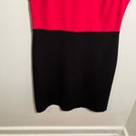 Calvin Klein Sleeveless Dress Tan Pink Black Colorblock 14 Photo 2