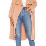 Lightweight Cream Wave Front Cardigan Orange Photo 0