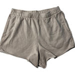 Aerie  Women's Tan Sweat Shorts Elastic Waist Size M Photo 0