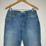 Free People  Maggie Mid Rise Straight Leg Jeans in Aged To Perfection Size 27 Photo 3