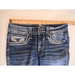 Vigoss The Thompson Tomboy Jeans Low Rise Skinny 27x27 Blue Denim Stretch EUC Photo 6