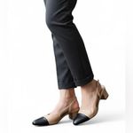 Liz Claiborne NWT  Women’s Black and Tan Slingback Heels Size 9M Photo 10