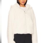 We Wore What NWT  Curly Sherpa Jacket in Ivory Photo 3