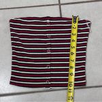 Heart & Hips Heart Hips Women Tube Red Stripes Crop Top Size Small Photo 6