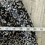 H&M  Floral Embroidered Tapestry Sheath Dress Size 12 Pockets Black/Cream Photo 10