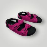 Roam Footwear Womens Size 42 US 11 Touch Double Strap Sandals Pink Open Toe Chic Photo 6