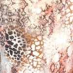 Kasper Ecu snake print cowl neck sleeveless top! Brown Size undefined Photo 6