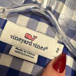 Vineyard Vines GINGHAM BLUE WHITE CHECK LONG SLEEVE BUTTON DOWN VERSATILE SHIRT Photo 5