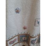 Alfred Dunner  Embroidered Floral‎ Heart Pullover Sweater Petite Size PM Photo 2