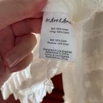 For Love & Lemons  Iris Dainty Lace White Ribbon Blouse Small Boho Cottage Soft Photo 6