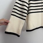 Chicwish  Oversized Striped High Neck Sweater Medium Photo 1