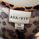 Ava & Viv  Leopard Print V-Neck Strappy Maxi Dress, Size XXL, NWT Photo 8