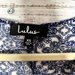 Lulus  Mandala Daydream Blue Print Maxi Dress Long Sleeve XS Photo 2