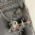 Levi's Vintage 512 Jeans 1998 Destroyed Distressed Faded Black Grunge 14 Reg M Photo 10