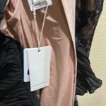 NWT Commense Size Small Lace Patchwork Cami Midi Dress Black Photo 4