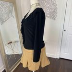 Early 2000's Whimsygoth Black Soft Ruffle Frilly Long sleeve Blouse Top S Size undefined Photo 2