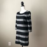 J.Crew | Black Gray Striped Dress Sz XS Photo 3