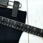 Cale Pants Women Size Small Black Flare Leggings Rib Knit Stretchy Elastic Waist Photo 3