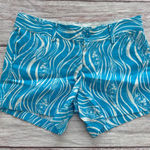 Lilly Pulitzer Callahan Joe Fish Blue White Print Cotton 5" Shorts Size 6 Photo 0