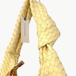 Melie Bianco NWT Anthropologie Melie Blanco Brigitte Large Woven Shoulder Bag | OS | Lemonade Photo 10