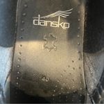 Dansko  Grey Striped Black Slip On Clogs Women’s Size 40 Photo 8