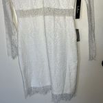 Lulus Appetite for Seduction White Lace Long Sleeve Dress NWT Photo 5