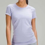 Lululemon  Swiftly Tech Short Sleeve 2.0‎ Lavender T-Shirt size 10 Photo 0