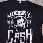 Johnny Cash Graphic Band Tee Size Large Black Photo 2