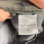 Hudson Jeans Hudson Green Camo Barbara High Waist Crop Raw Hem Jeans Womens 28 Super Skinny Photo 8