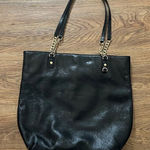 Michael Kors  black gold shoulder bag purse tote Photo 0