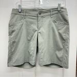 Kuhl trekr athletic outdoor adventure shorts women's 8. great neutral grey tan Photo 0