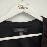 Dressbarn Collection Black Red Crinkle Sequin Open Cardigan Formal Size 20W Photo 4