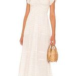 Revolve Cream Maxi Dress Photo 0