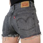 Levi's Levi’s 501 High Waisted Original Denim Shorts - Lumbar Black Photo 1