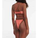 JADE SWIM Livi Bikini Top in Coral Sheen XSmall New Womens Swimsuit Pink Size XS Photo 8