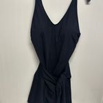 Tempt Me Black Sleeveless V-Neck One Piece Swim with Built in Coverup Skirt Photo 10