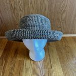 CORROBOREE Australia‎ Natural Woven Wide Brim Floppy Sun Raffia Hat Foldable Med Tan Photo 2