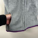 Patagonia  Retool Fleece Vest Womens Small Gray Full Zip 25445 Photo 5