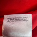 Anne Klein Sz 14 Red Flutter Sleeve Side Zipper Faux Wrap Dress w/Matching Belt Photo 13