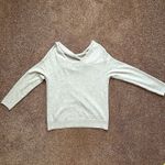 Fate Sweater Women’s Med Cowl Neck Oatmeal Wool Viscose Nylon Cashmere Photo 2