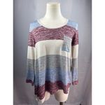 Market & Spruce Petite Striped Sweater Top S Photo 1