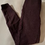 Loft Burgundy Seamed Ponte Legging Photo 2