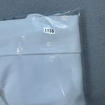 SheIn Blouse White S Bow Neck Puff Sleeve Top Womens Self Tie Bow Long Sleeves Photo 9