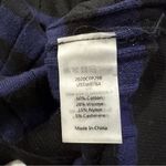 Universal Standard  Mila Blue Black Striped Shirt 4XS Photo 5